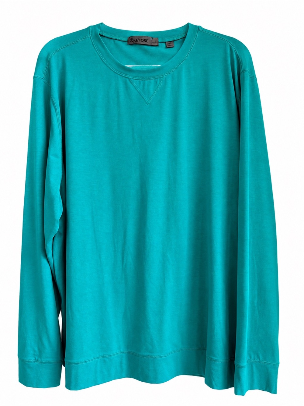 G/FORE Golf Lightweight Crewneck Pullover Teal XXL Men’s
